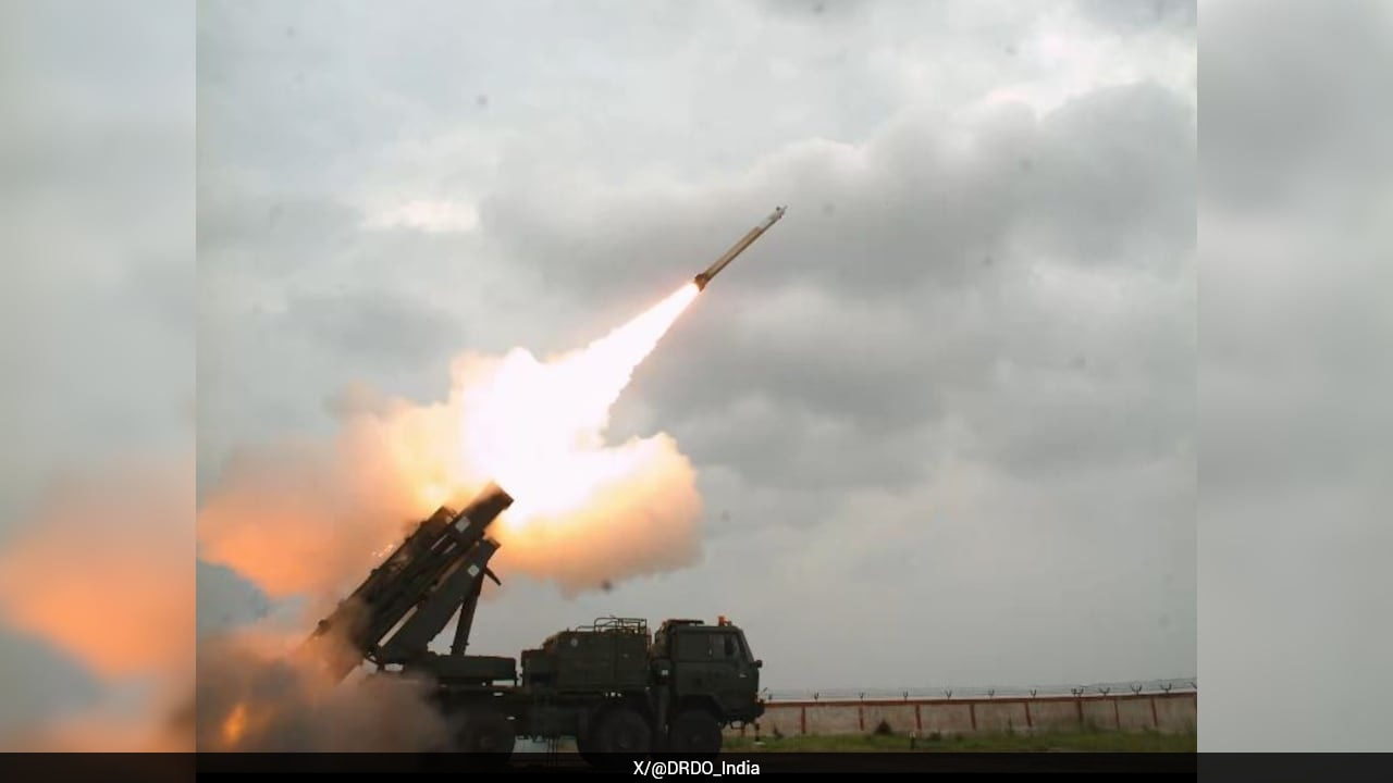 Major Firepower Upgrade: DRDO's Pinaka Rocket Nails 60-Km Precision Strike In Test-Fire