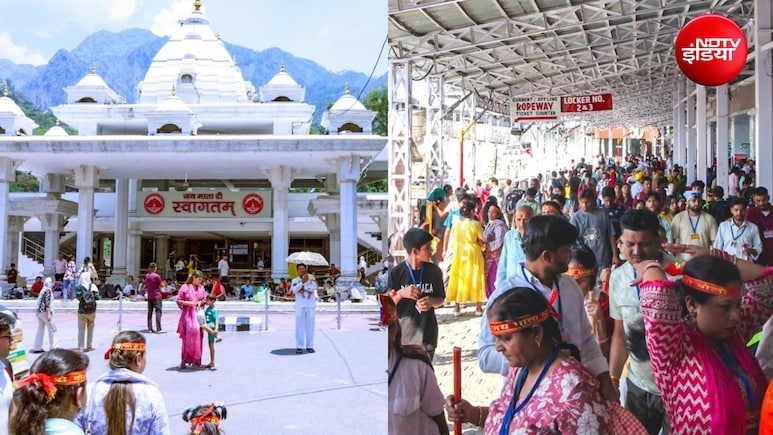 खराब मौसम की वजह से वैष्णो देवी यात्रा को फिलहाल अस्थायी रूप से किया गया स्थगित