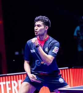 Payas Jain Shines As Ahmedabad APL Pipers Record 3-2 Win vs U Mumba In UTT