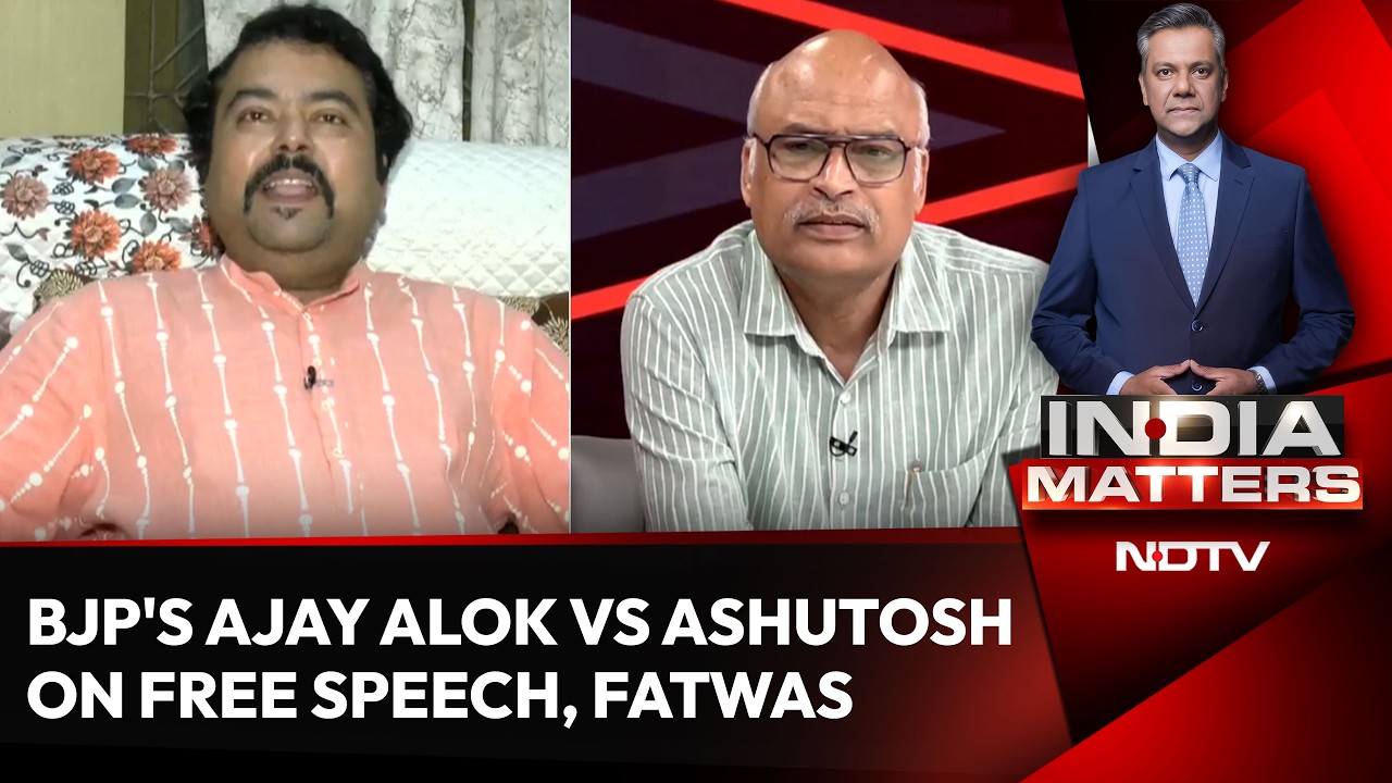 BJP's Ajay Alok vs Ashutosh: Free Speech, Fatwas & India's Political Divide