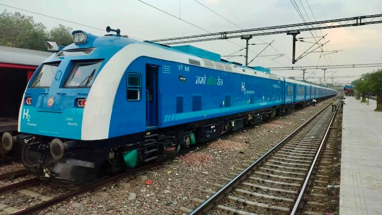 India's First Hydrogen Train Launch On Friday: Route, Features And Other Details