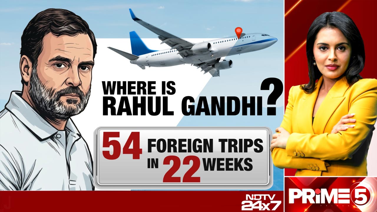 BJP Targets Rahul Gandhi Over Three-Week Foreign Visit