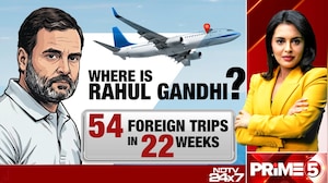 BJP Targets Rahul Gandhi Over Three-Week Foreign Visit