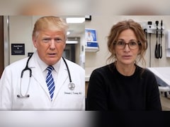 Trump Posts AI Video Of Him As Doctor, Mocks Celebrities Like Julia Roberts