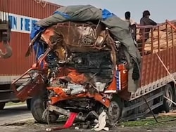 Maharashtra Family Burnt Alive After Truck Overturns, Collides With Car
