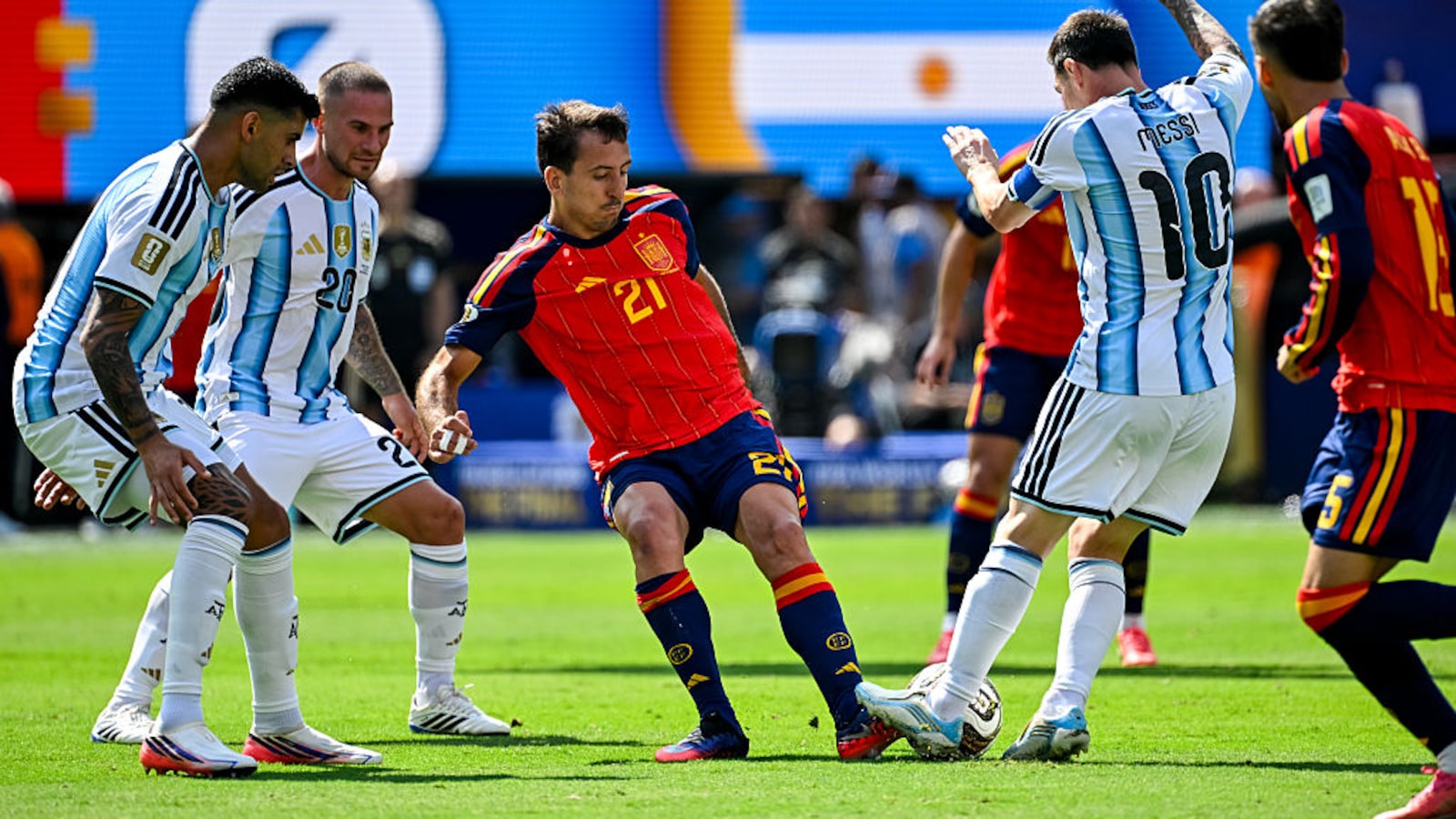 Argentina vs Spain LIVE Score, FIFA World Cup 2026 Final: Heated Brawl Breaks Out In 2nd Half; Argentina Star Punished | ARG 0-0 ESP