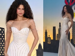 Zendaya's Ivory Tamara Ralph Gown Brings Soft Glam To <i>Spider-Man: Brand New Day</i> London Premiere