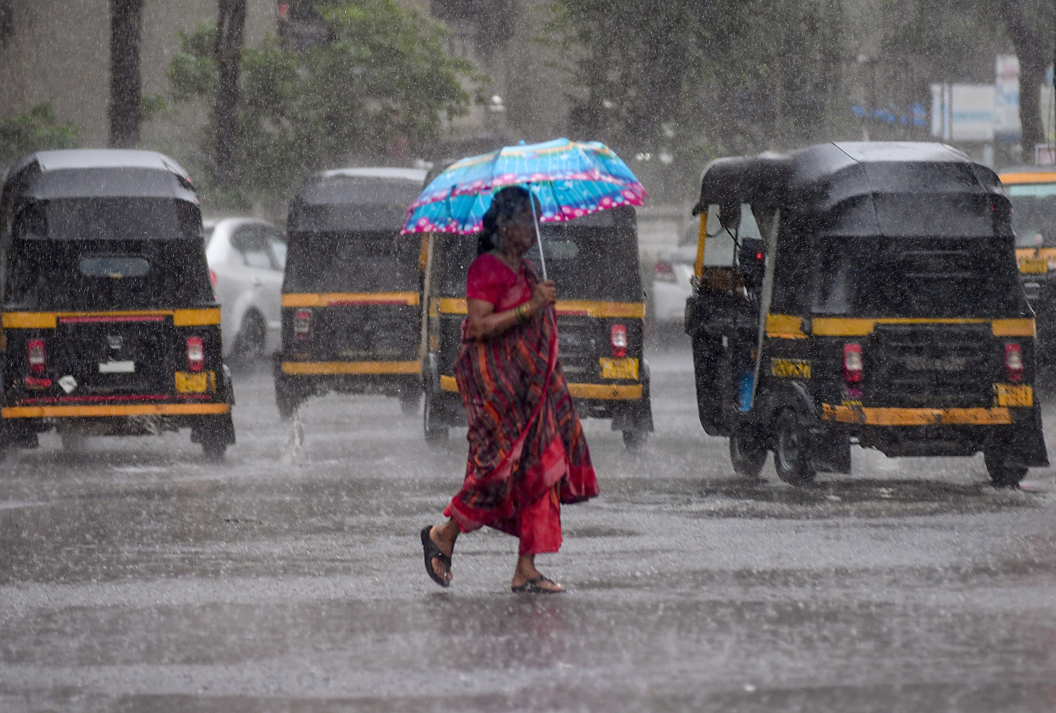 Heavy Rain in Mumbai Brings Waterlogging, Officials Expect More Showers