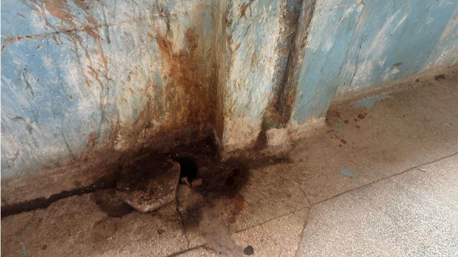 बीकानेर के PBM अस्पताल के कुछ गलियारों में पान के दाग देखे जा सकते हैं.