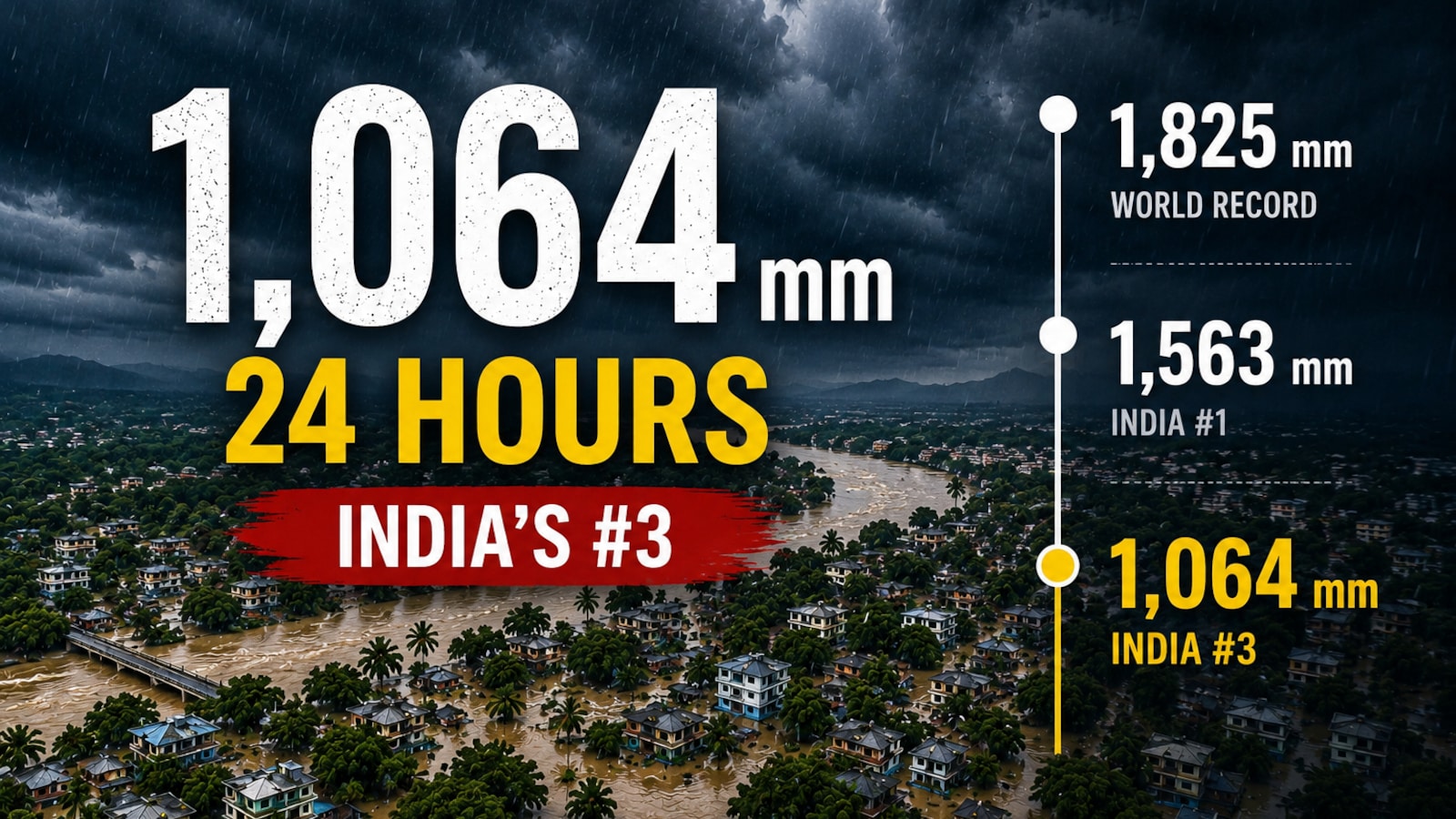 How Extreme Was Umargam’s Rainfall? Comparing Gujarat’s Deluge With the World’s Biggest Downpours