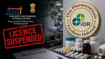 FSSAI Suspends Dior Pharmaceuticals' Licence After Nutraceutical Unit Inspection