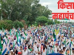 किसान महापंचायत के लिए दिल्ली कूच, शंभू बॉर्डर पर सीमेंट की दीवारें लगाकर किसानों को रोका, गाजियाबाद बॉर्डर पर पुलिस से झड़प