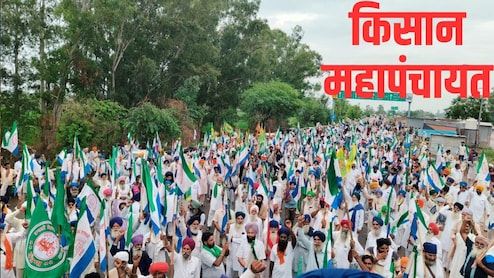 किसान महापंचायत के लिए दिल्ली कूच, शंभू बॉर्डर पर सीमेंट की दीवारें लगाकर किसानों को रोका, गाजियाबाद बॉर्डर पर पुलिस से झड़प