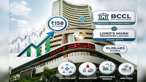 Lord's Mark Industries Limited To Issue shares To BCCL (The Times Of India) At Rs 158 Per Share