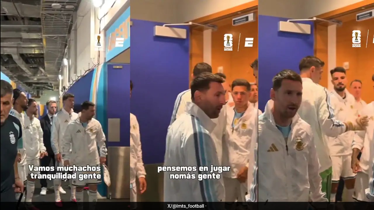 Tunnel Footage Shows What Messi Did After Argentinas Dressing Room Drama
