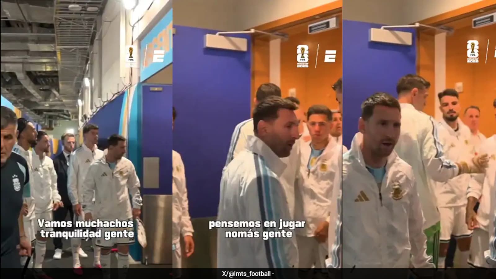 World Cup Final: Tunnel Footage Shows What Lionel Messi Did After Argentinas Dressing Room Drama