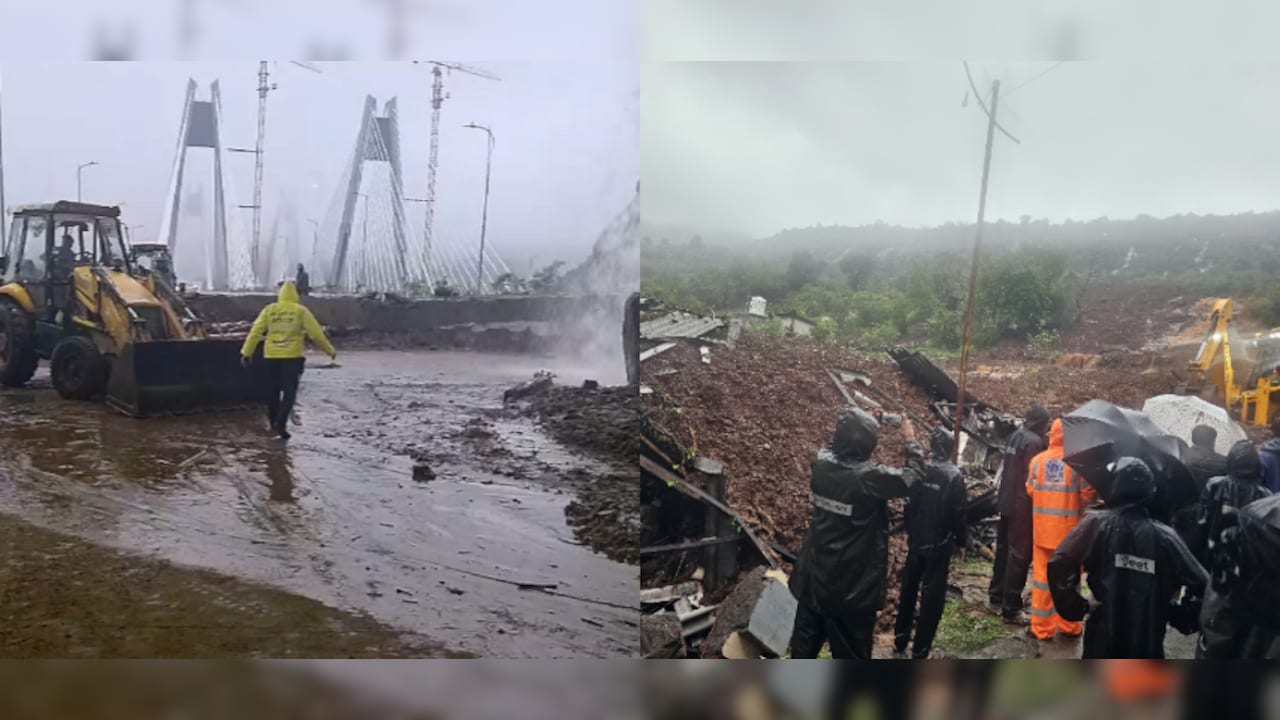 Landslide Buries Houses In Pune, Massive Congestion On Mumbai-Pune Highway