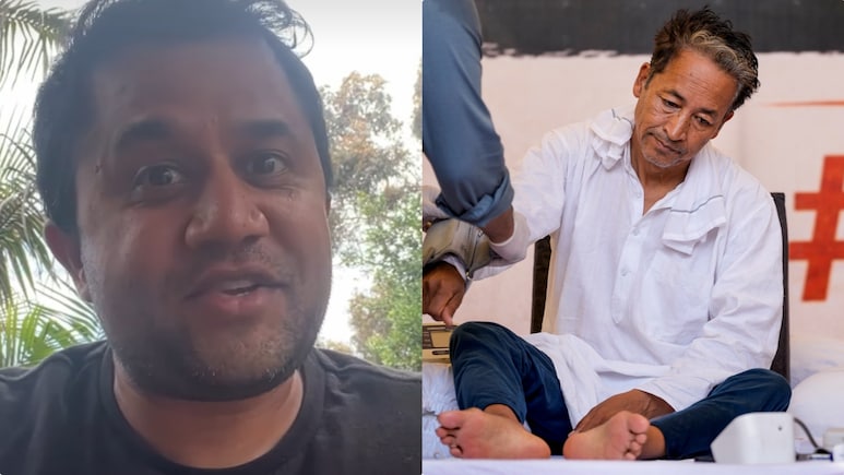 भूख हड़ताल पर बैठे सोनम वांगचुक के समर्थन में उतरे थ्री इडियट्स के 'चतुर', लोगों से की भावुक अपील