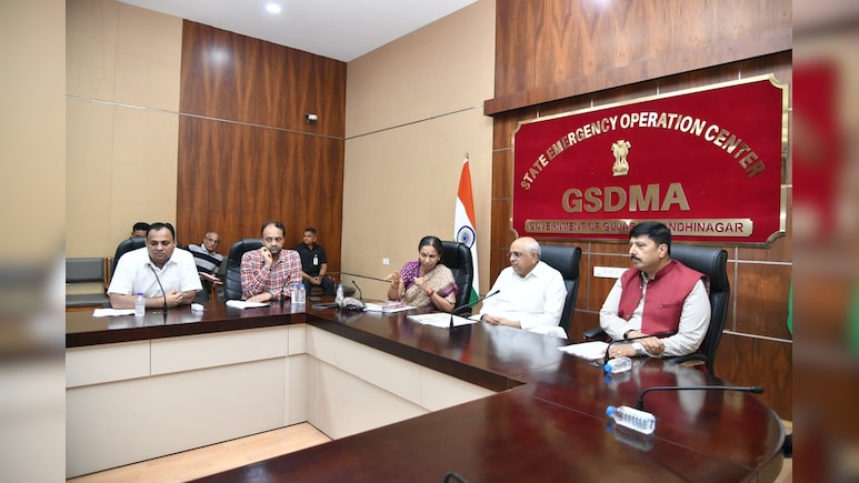 Gujarat Chief Minister Reviews Rain Preparedness, Puts 10 Districts On High Alert