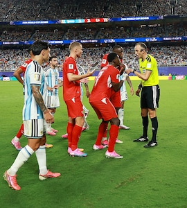 How Mistaken Identity Rule Left Referee With No Choice But To Send Off Switzerlands Breel Embolo