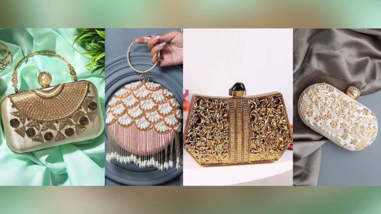 Sale में मात्र ₹599 से शुरू हैं इन डिज़ाइनर और स्टाइलिश Party Clutches की कीमत, लुक देख हर कोई करेगा आपकी तारीफ