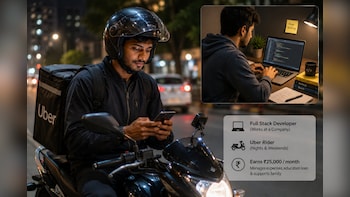 'Earn Rs 25,000 A Month': Uber Rider's Tech Job Reveal Ignites Debate On X