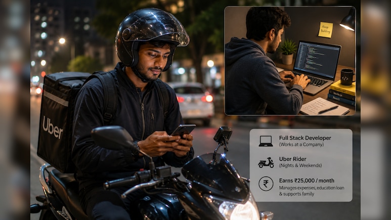 'Earn Rs 25,000 A Month': Uber Rider's Tech Job Reveal Ignites Debate On X