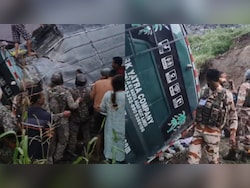39 Pilgrims Injured As Bus Skids Off Road During Amarnath Yatra In J&amp;K