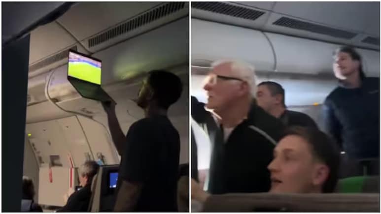 Video: Passenger Turns Flight Into A FIFA Watch Party Of Argentina Vs Egypt Match