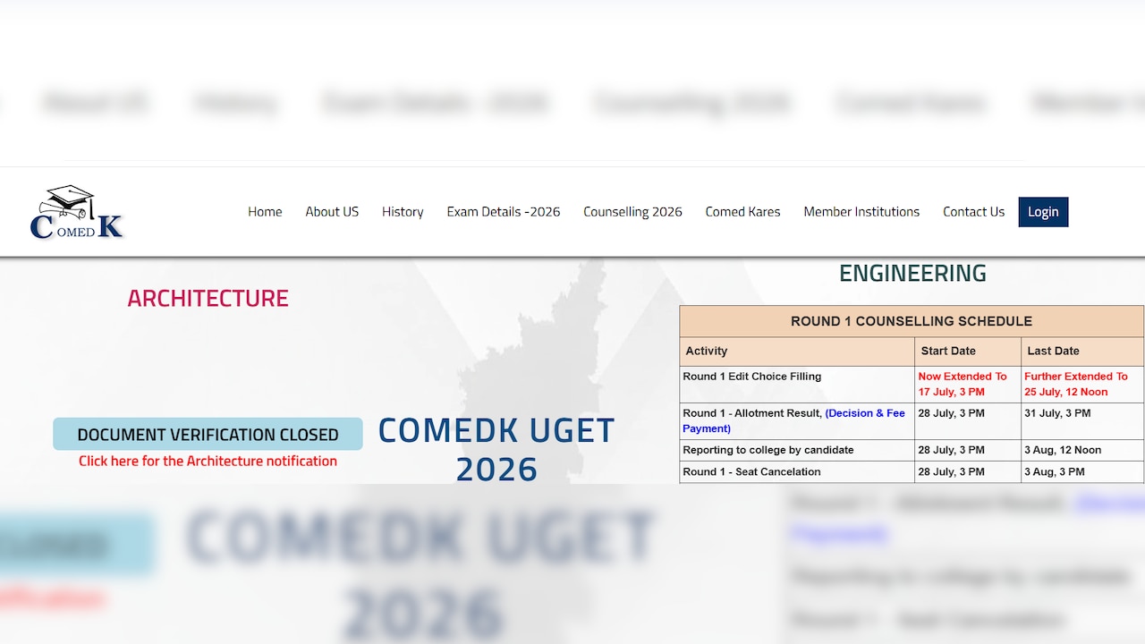 COMEDK UGET 2026 Seat Allotment Result To Be OUT At 3 PM; Check Direct Link And Schedule Ahead