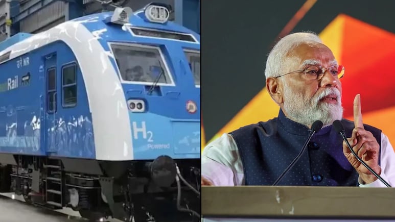 PM Modi To Launch India's First Hydrogen-Powered Train From Haryana Tomorrow