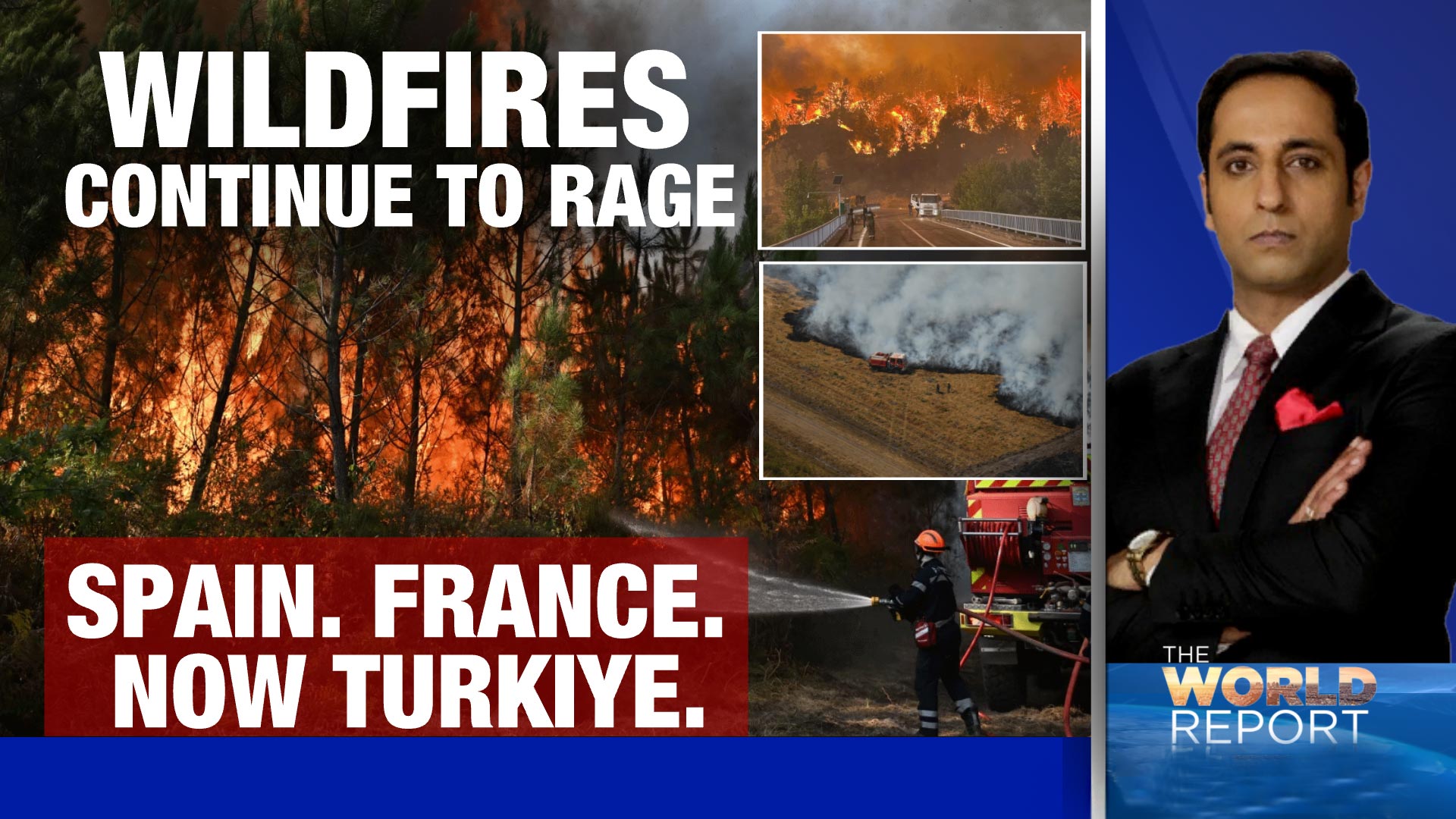 Europe Wildfire: Thousands Evacuated As Wildfires Rage Spain, France And Turkiye