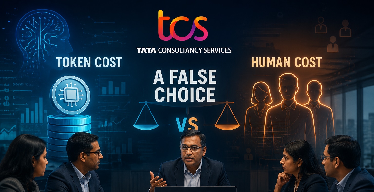 TCS COO says enterprises treat AI spending as value-driven, not a human vs token trade-off