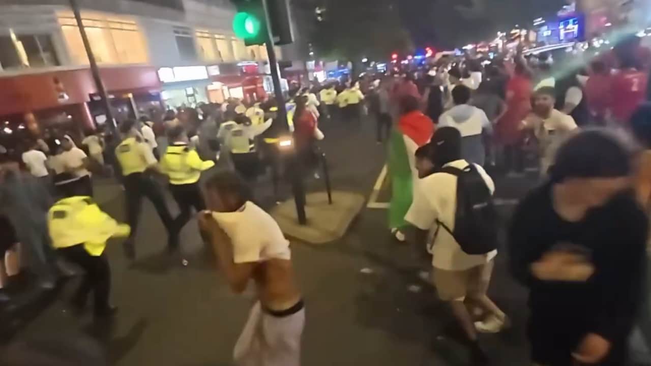 Moroccos World Cup Exit Sparks Chaos As Police Clashes With Fans In London