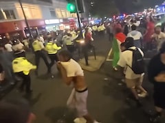 Moroccos World Cup Exit Sparks Chaos As Police Clashes With Fans In London