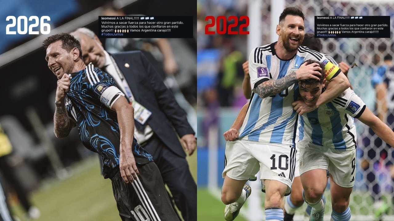 The Last Time Lionel Messi Posted This, Argentina Won The World Cup