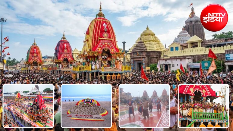 Jagannath Rath Yatra 2026: झमाझम बारिश के बीच 'जय जगन्नाथ' से गूंजा पुरी, तीनों दिव्य रथों के दर्शन को उमड़ा लाखों श्रद्धालुओं का सैलाब