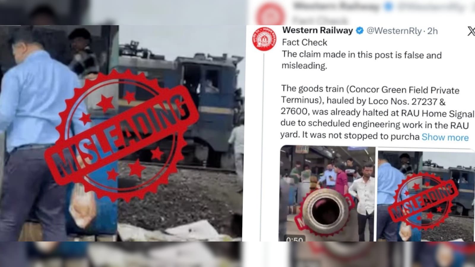 Fact Check: Western Railway Says Viral ‘Samosa Stop’ Video Is Misleading