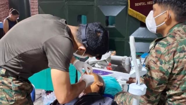 Earthquake hit-Venezuelans thank India for medical treatment at Army Field Hospital