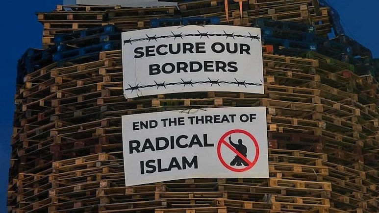 'Reject Such Hatred': Outrage Over Mosque Replica Put On Bonfire In Northern Ireland