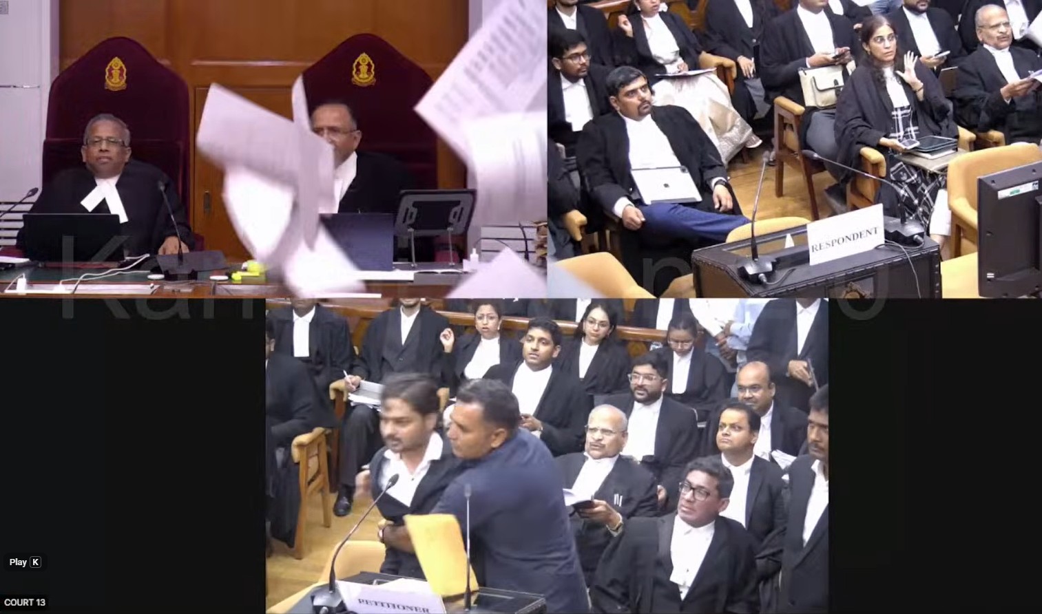 Man Throws Papers, Abuses Chief Justice. Top Court Says "He's Disturbed"