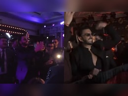 Ranveer Singh Grooves To <i>Dhurandhar</i> Songs At Anshula Kapoor's Reception, Video Goes Viral
