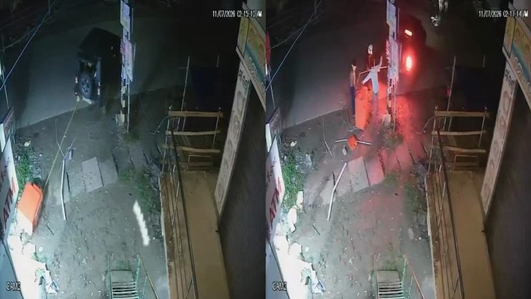 On Camera, ATM Dragged Out With Thar, Left Empty On Road Hours Later