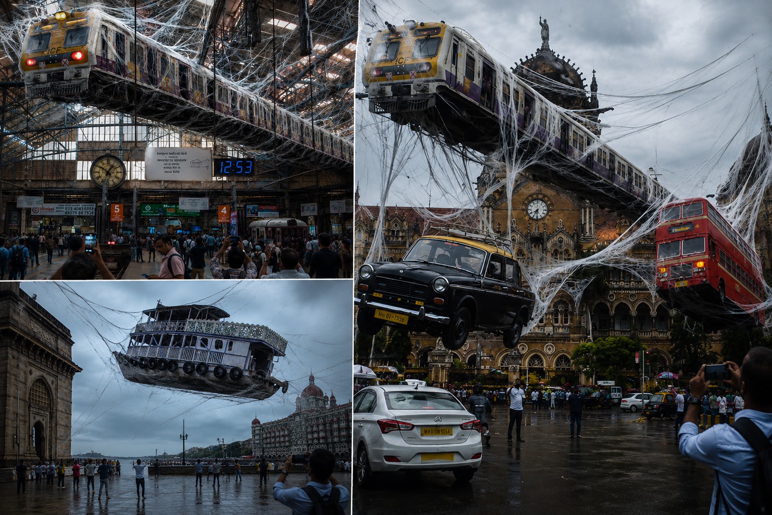 मुंबईच्या आकाशात स्पायडर-मॅनची झेप! AI व्हिडिओने सोशल मीडियावर उडवली धूम