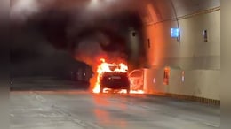 Car Catches Fire Inside Mumbai Coastal Road Tunnel, Disrupts Traffic