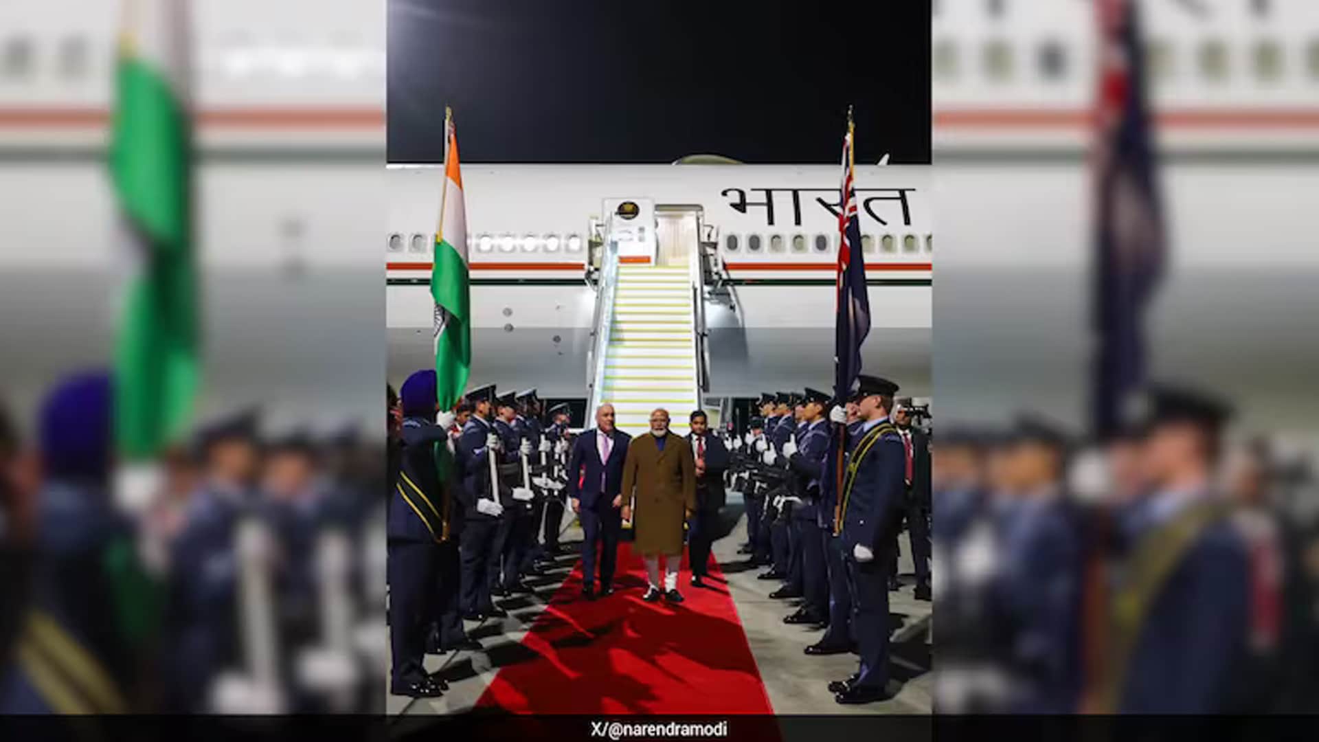 PM Modi Arrives In New Zealand On Final Leg Of 3-Nation Tour