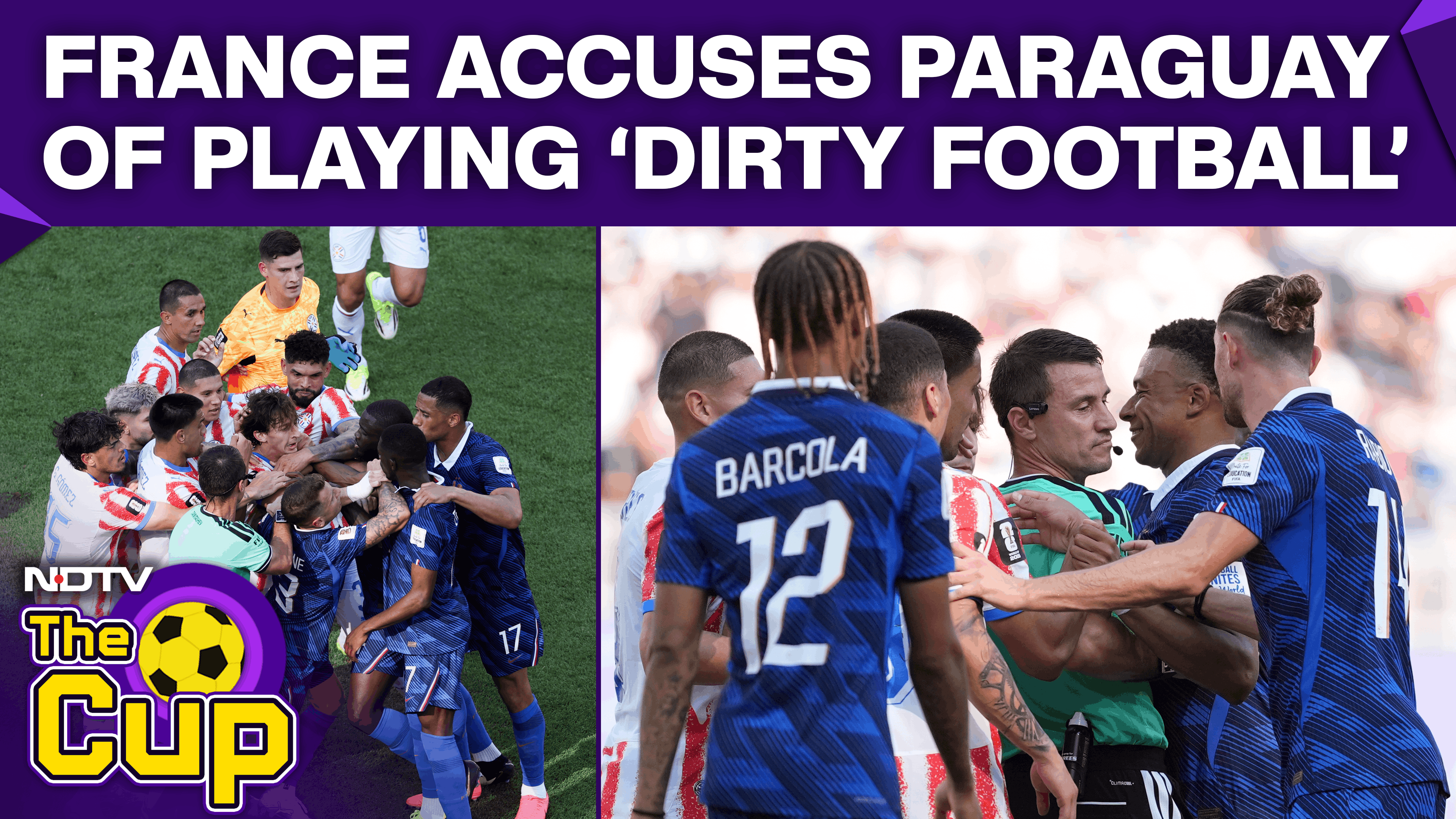 France Accuse Paraguay Of Dirty Football After Heated 1-0 Win