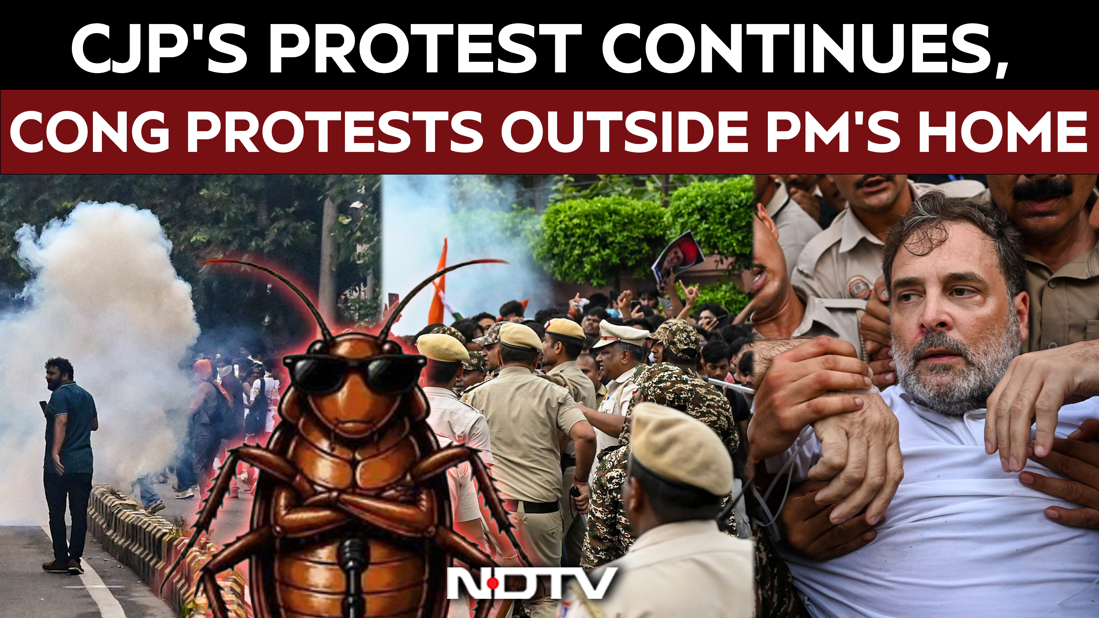 CJP Jantar Mantar Protest | Congress Leaders Detained After Protest Outside PM's Home