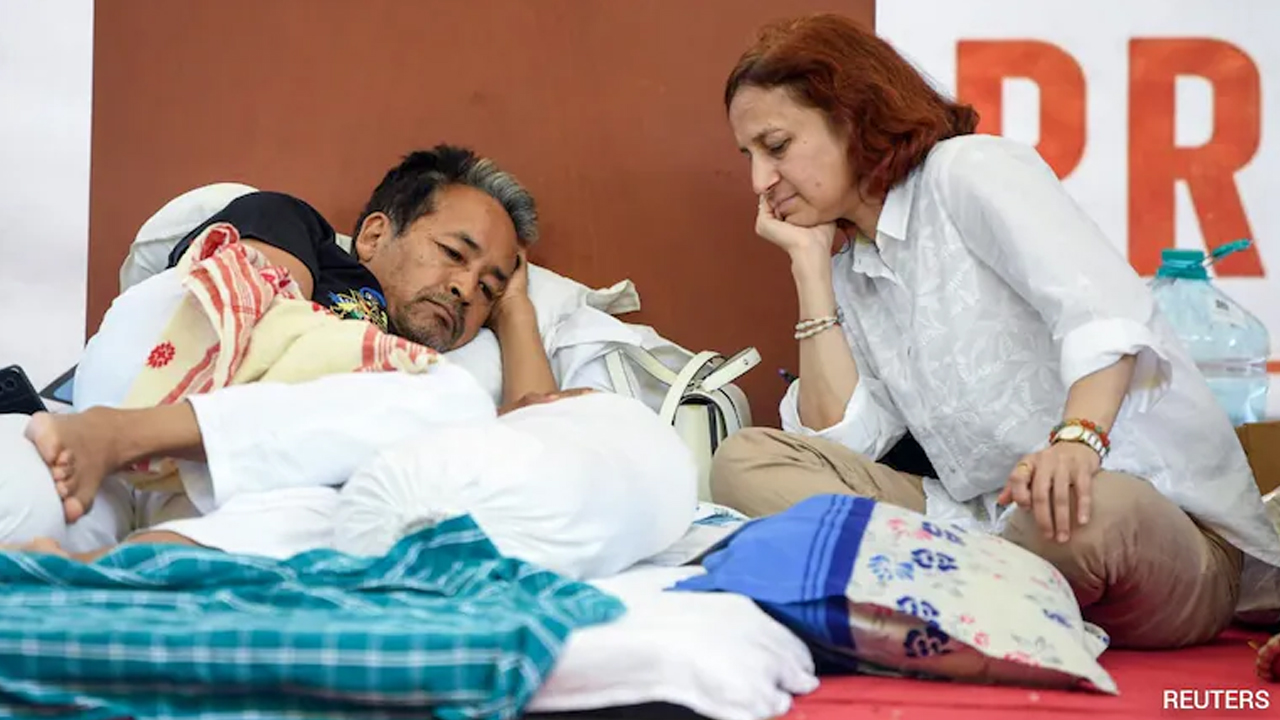 "He Is Still On Hunger Strike": Sonam Wangchuk's Wife To NDTV After His Hospitalisation