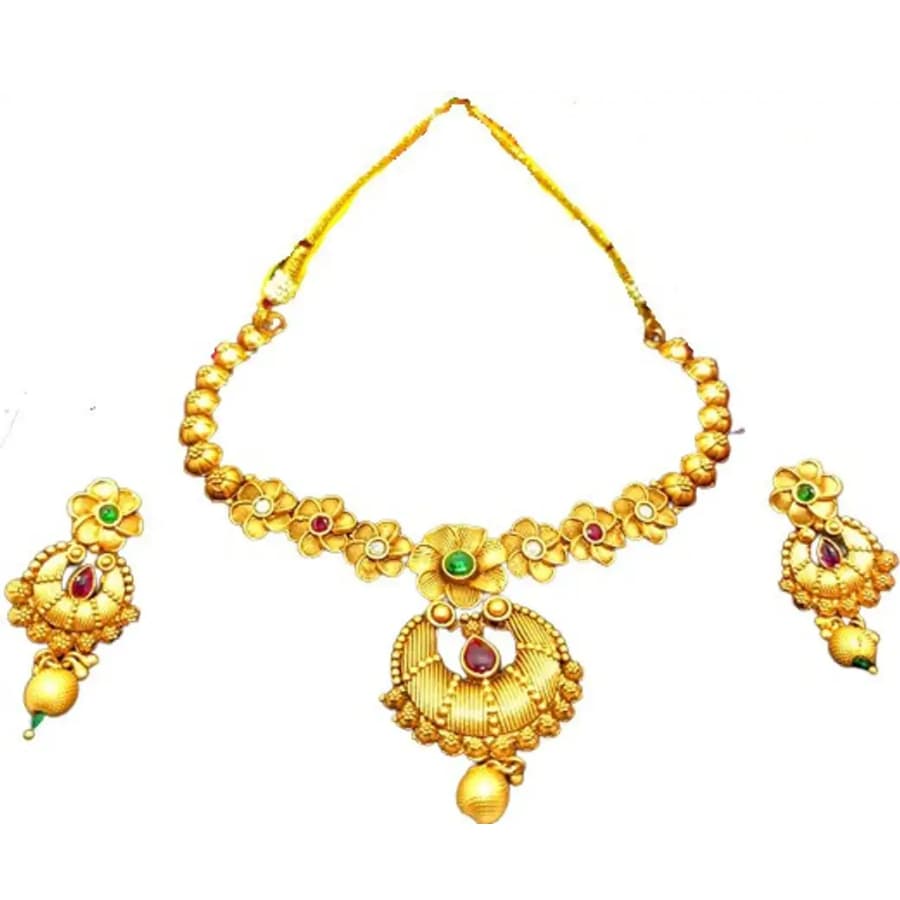 Click here to buy: VALLABHBHAI Copper Jewel Set (Gold) Click here to buy: VALLABHBHAI Copper Jewel Set (Gold)